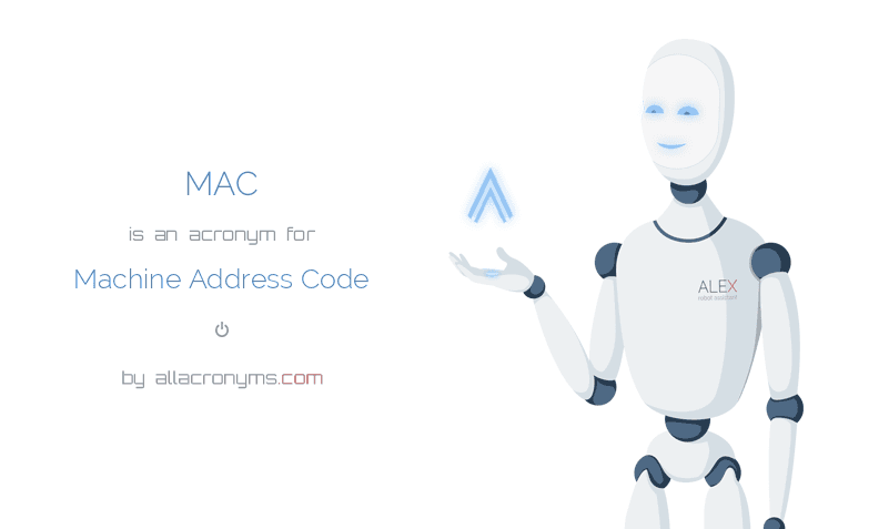 Mac Address Stands For